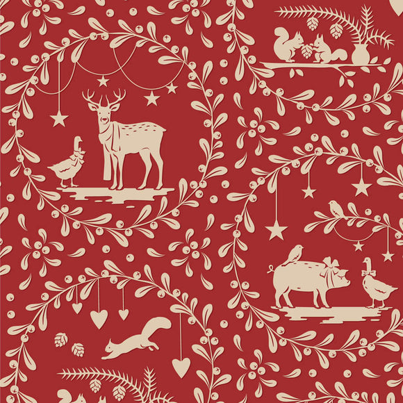 Tessuto Cotone Americano Tilda Merry Little Christmas Paperscenes