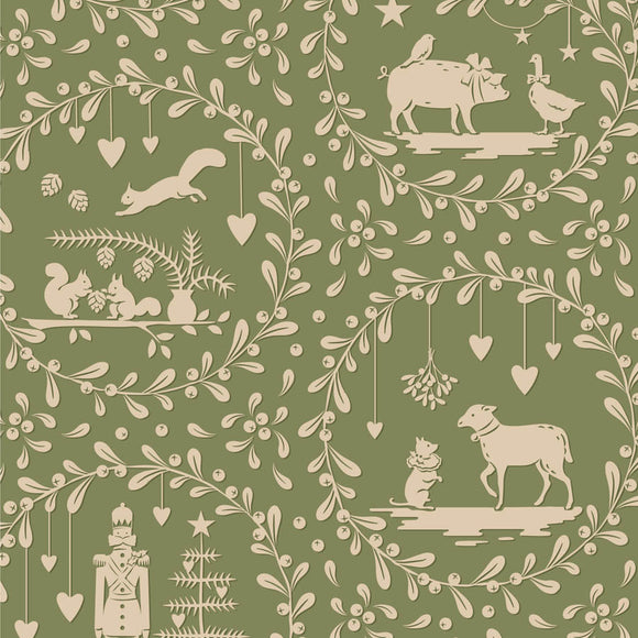 Tessuto Cotone Americano Tilda Merry Little Christmas Paperscenes