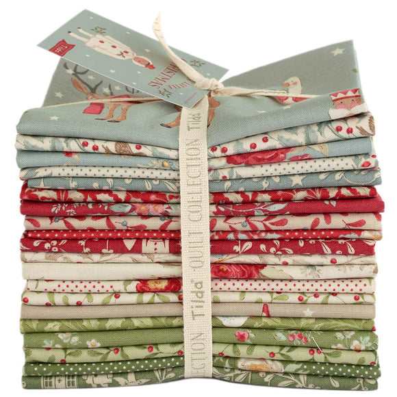 Tessuto Cotone Americano Tilda Merry Little Christmas Bundle All Collection