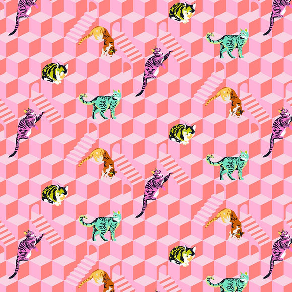 Tessuto Tula Pink Besties Cotone Americano Sitting Pretty