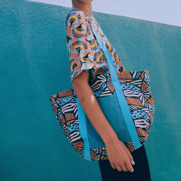 Tessuto Canvas Cotton 80z Africa Wax