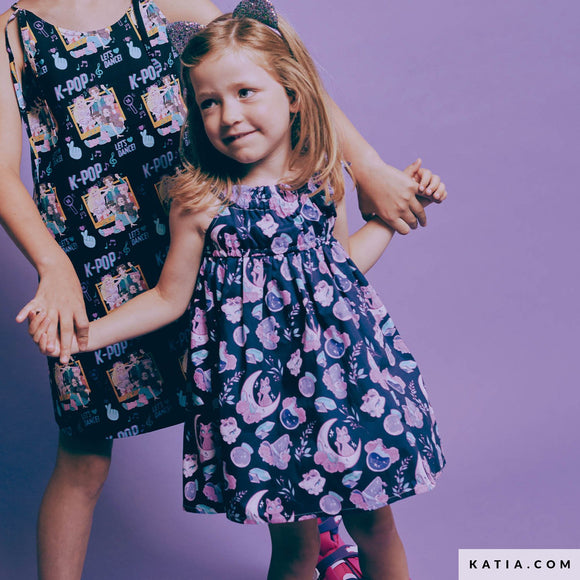 Tessuto Popeline Manga Halloween