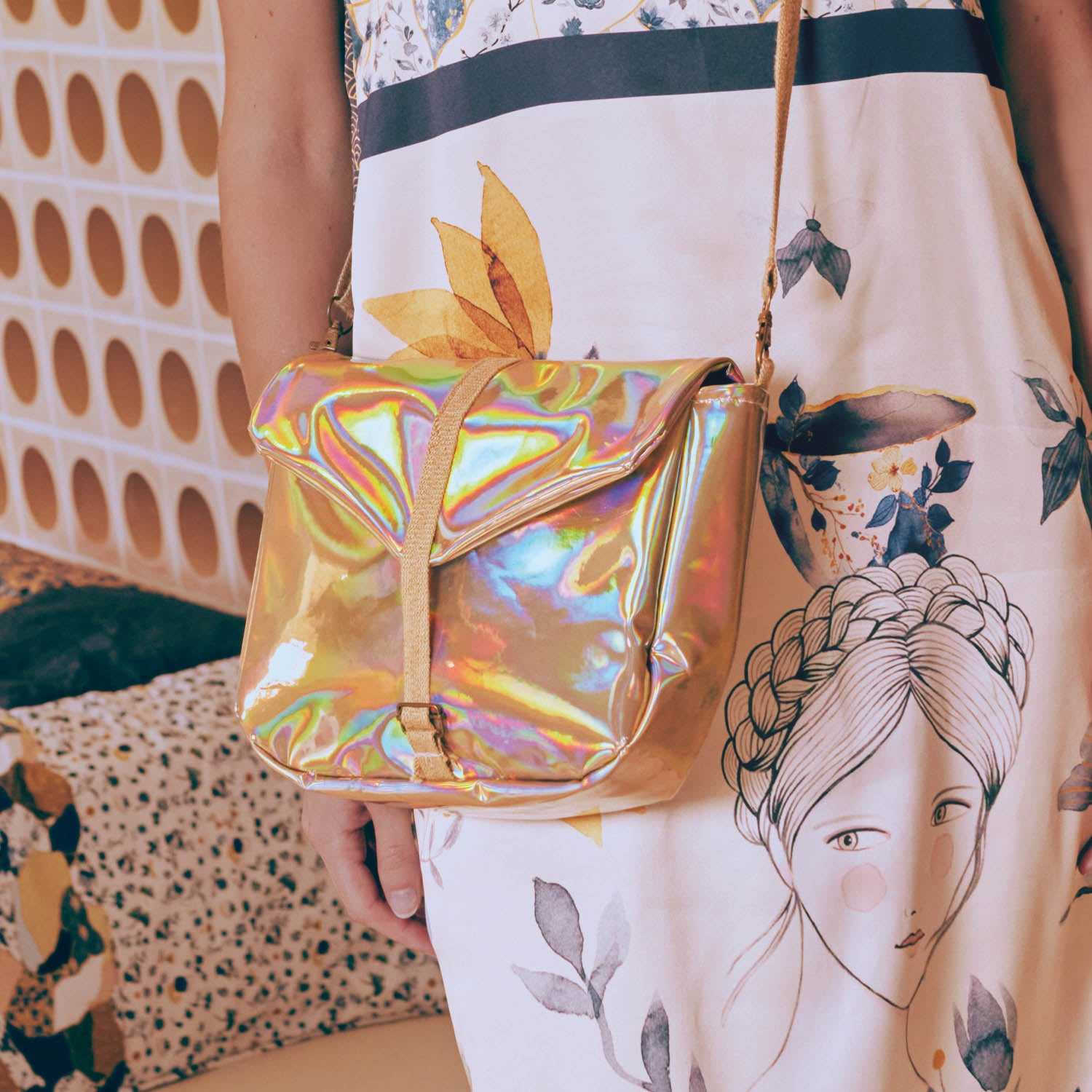 Cartamodello Borsa Con Patta A83C C'era una stoffa