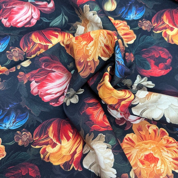 Tessuto Canvas Flowers