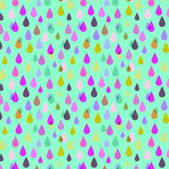 Tessuto Tula Pink Untamed Cotone Americano Rainfall