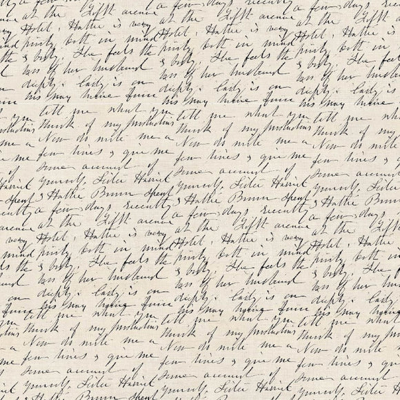 Tessuto Panama Scritte