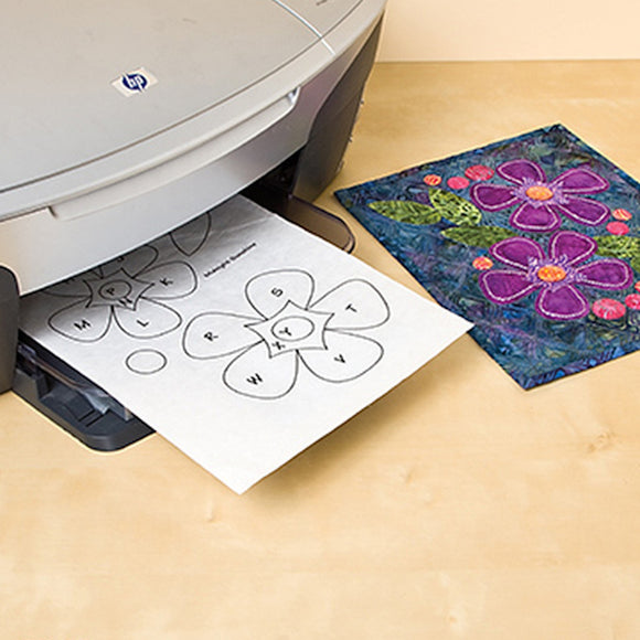 Wash-Away - Carta Termoadesiva Idrosolubile per Appliqué