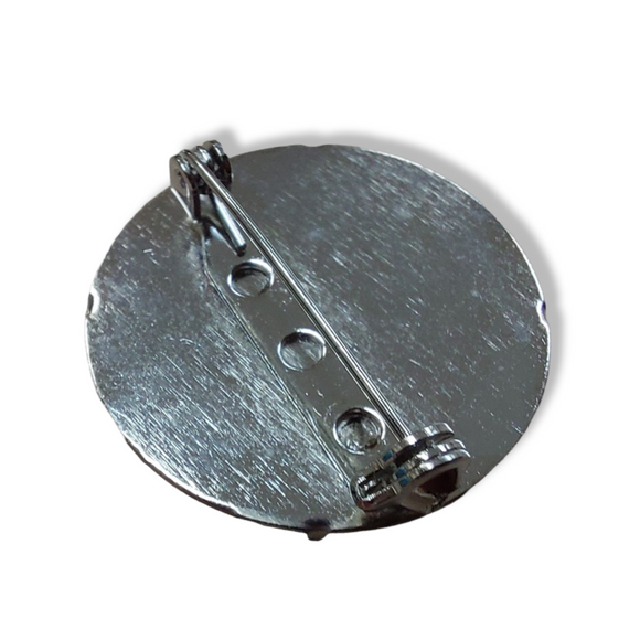 Base Spilla Tonda Da Incollo