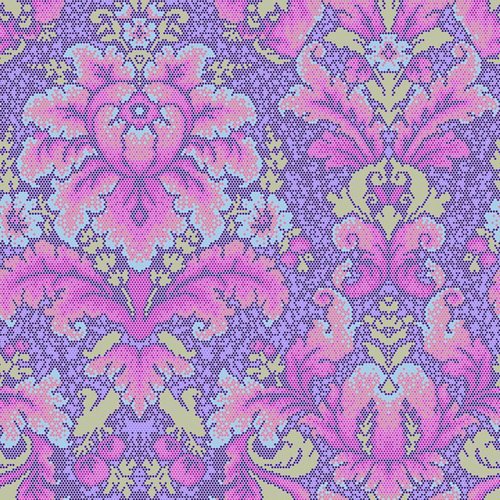 Tula Pink Parisville Damask Dot Violet