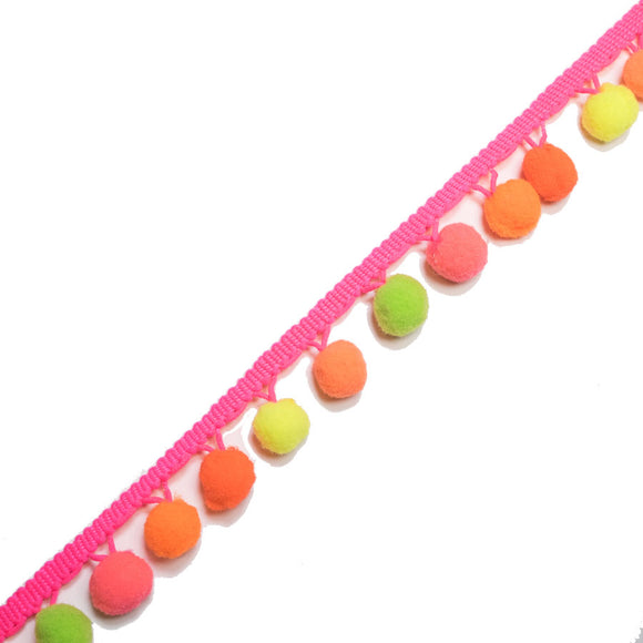 Passamaneria Pompon Fluo