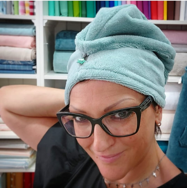 Video Tutorial Turbante Asciugacapelli