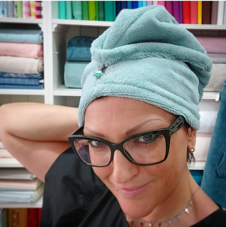 Video Tutorial Turbante Asciugacapelli