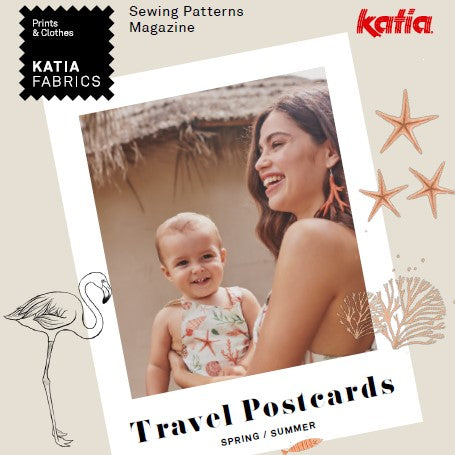 Katia Fabrics Collezione Travel Postcard PE24