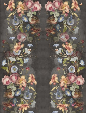 Jersey Pannello Allover Fiori Rampicanti