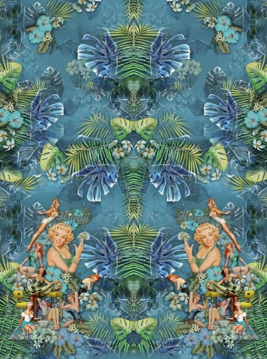 Jersey Pannello Allover PinUp Anni '50