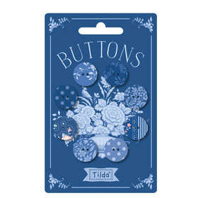 Tilda Buttons Something Blue Dark 16mm e 20mm