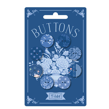Tilda Buttons Something Blue Dark 16mm e 20mm