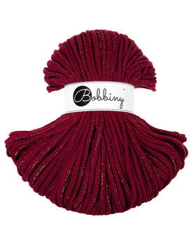 Acquista golden-wine-red Filati Bobbiny Braided Cord 5mm 100m