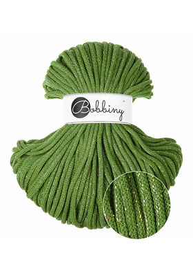 Acquista shiny-moss-green Filati Bobbiny Braided Cord 5mm 100m