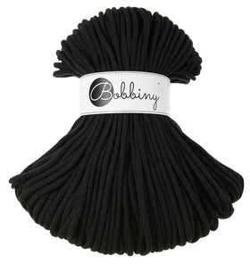 Acquista black Filati Bobbiny Braided Cord 5mm 100m