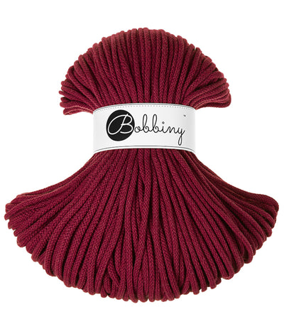 Acquista wine-red Filati Bobbiny Braided Cord 5mm 100m