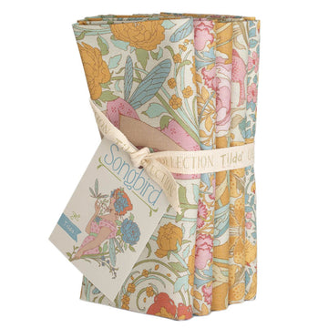 Tessuto Cotone Americano Tilda Songbird Bundle Giallo