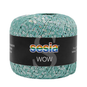 Acquista 2425-verde-acquamarina Filati Sesia Wow Paillettes