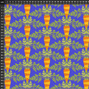 Tessuto Cotone Americano  Vegetable Patch Carrot-2