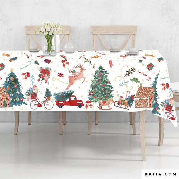 Katia Fabrics Tessuto Natale Xmas Popeline Xmas Surprises