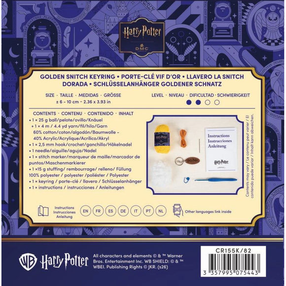 Kit Amigurumi DMC Harry Potter – Portachiavi Boccino d’Oro all’uncinetto