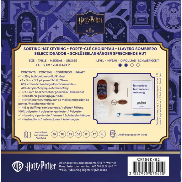 Kit Amigurumi DMC Harry Potter – Portachiavi Cappello Parlante all’uncinetto