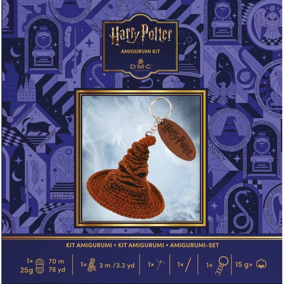 Kit Amigurumi DMC Harry Potter – Portachiavi Cappello Parlante all’uncinetto