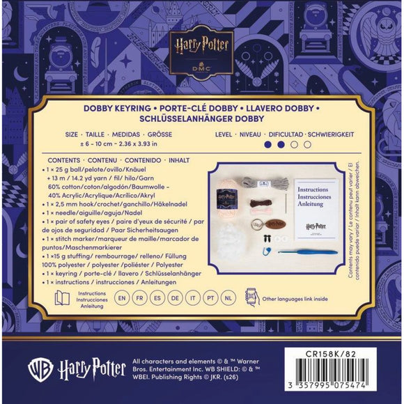 Kit Amigurumi DMC Harry Potter – Portachiavi Dobby all’uncinetto