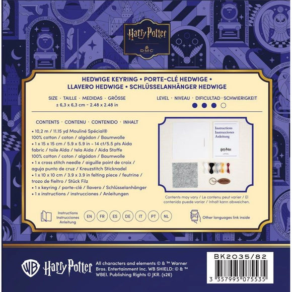 Kit Punto Croce DMC Harry Potter – Portachiavi Edvige
