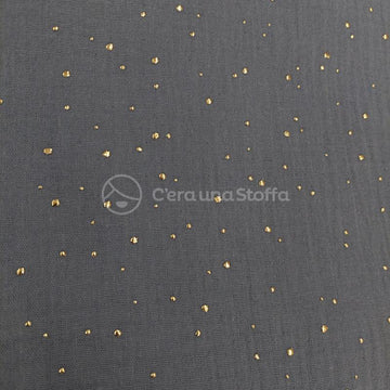 Acquista grigio Mussola Strass
