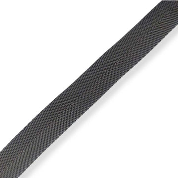Acquista grigio Nastro Fettuccia Spigato 25mm