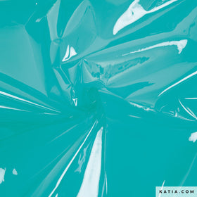 Acquista turchese Tessuto PVC Translucent Colors Katia Fabrics
