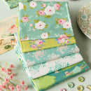 Tessuto Tilda Sunday Brunch Fat Quarter Bundle Lime/Teal-2