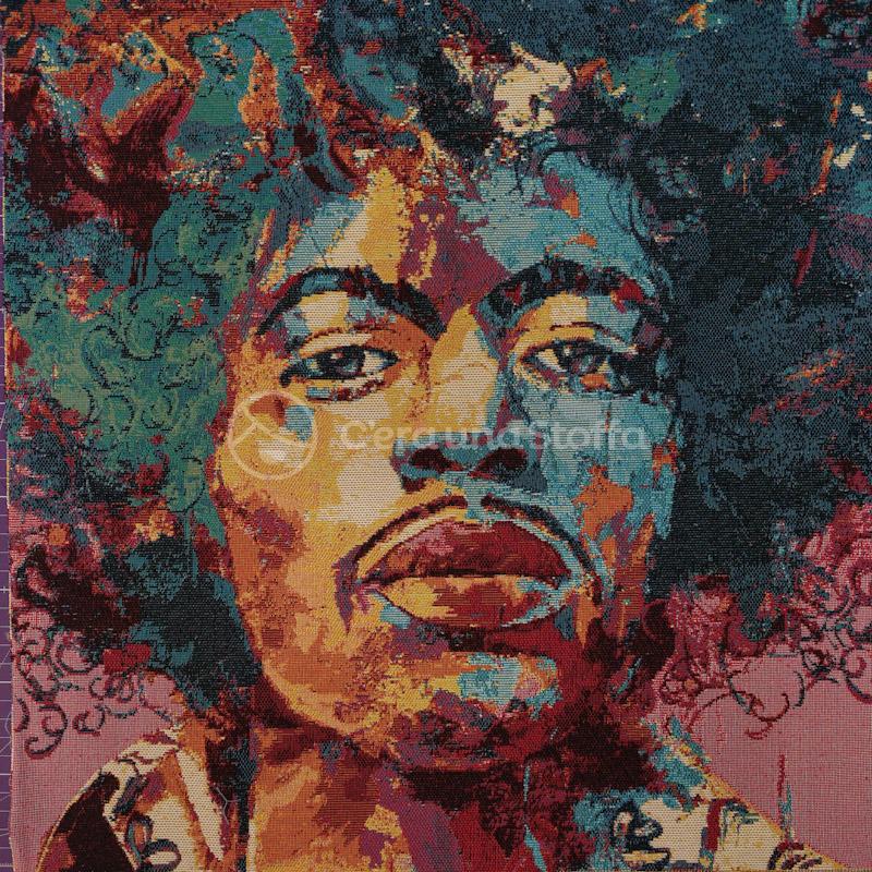 Pannello Gobelin Dipinto Jimi Hendrix