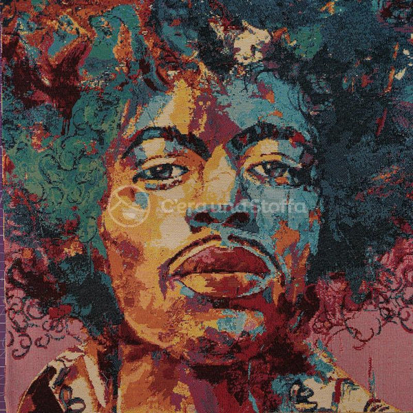 Pannello Gobelin Dipinto Jimi Hendrix