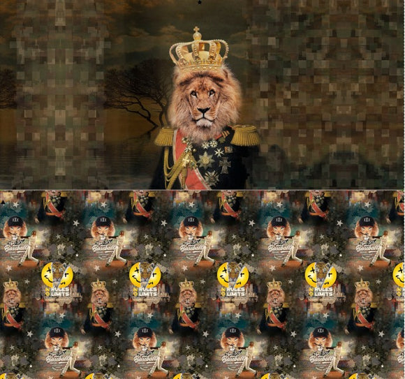 Jersey Garzato Pannello Berretta-Scaldacollo Re Leone