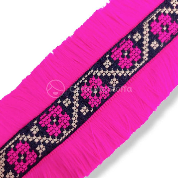 Passamaneria Bordo Ricamato Sfrangiato