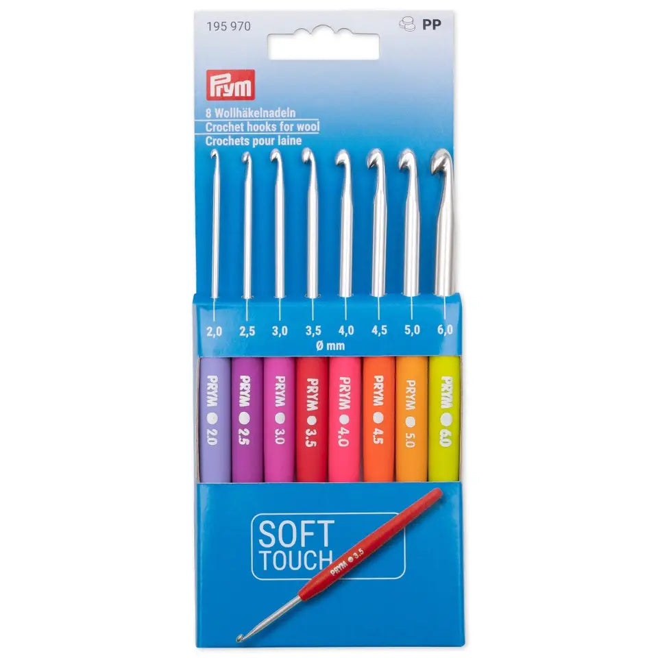 Set Uncinetti Soft Touch Prym 2mm - 6mm