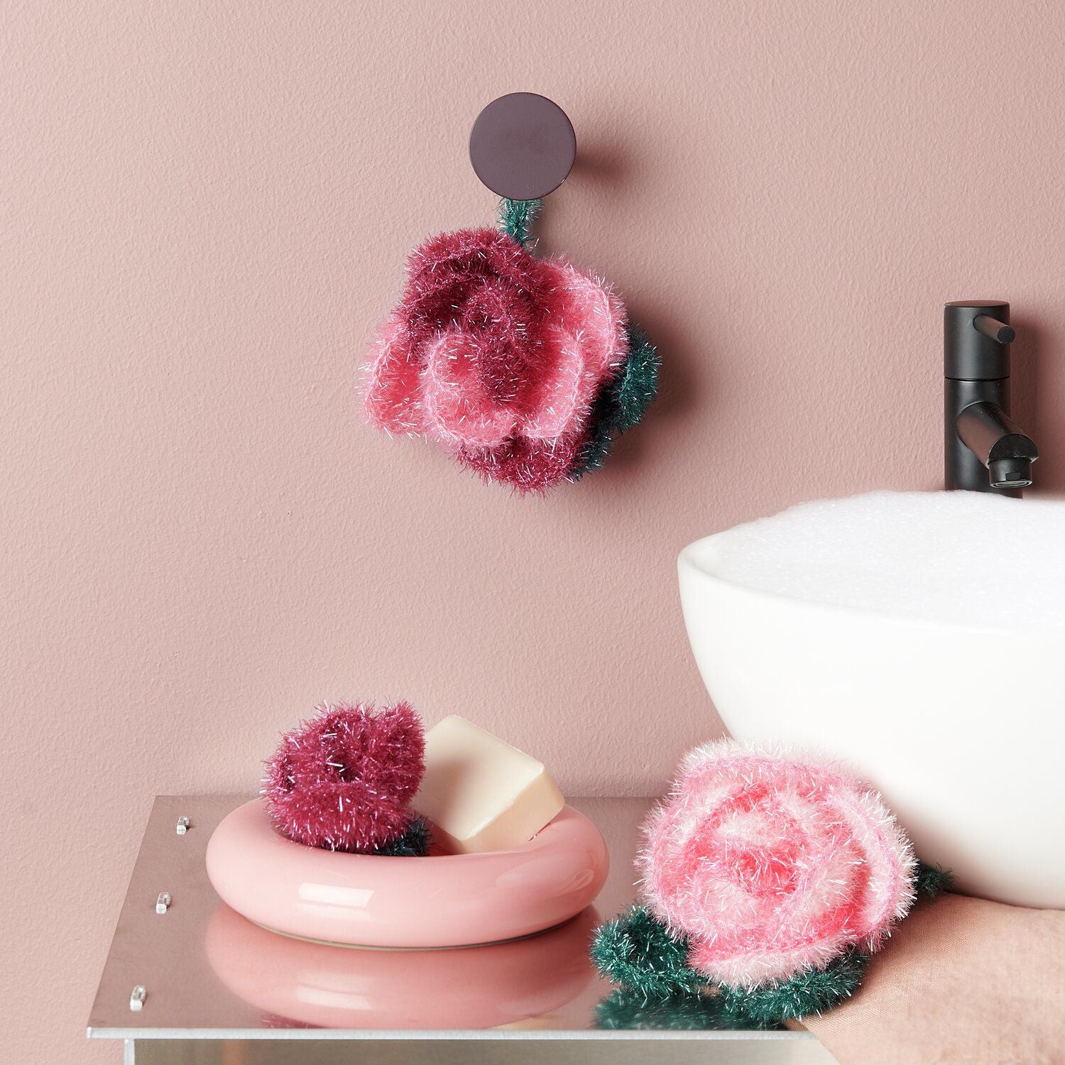 Crochet Set Creative Bubble Rose Classic