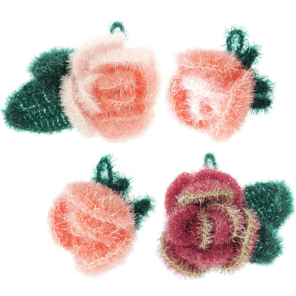 Crochet Set Creative Bubble Rose Romantic