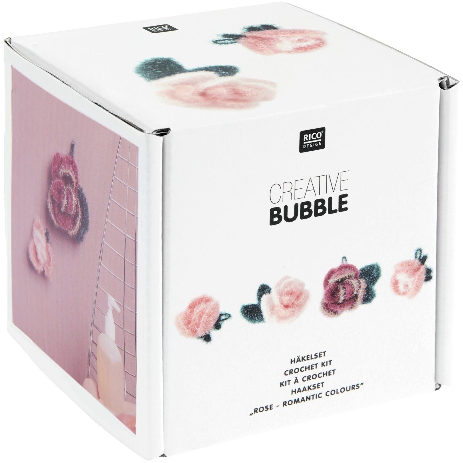 Crochet Set Creative Bubble Rose Romantic