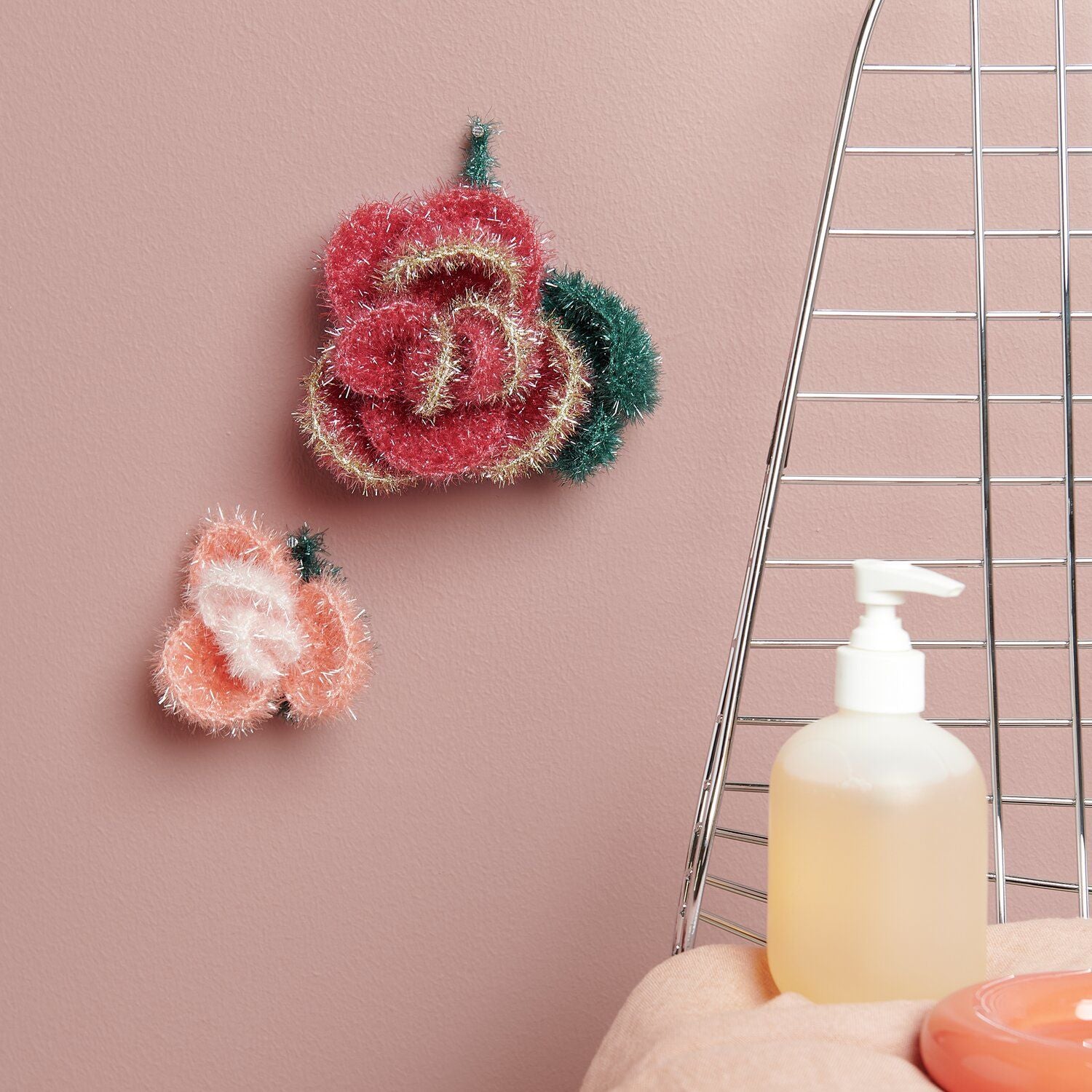 Crochet Set Creative Bubble Rose Romantic