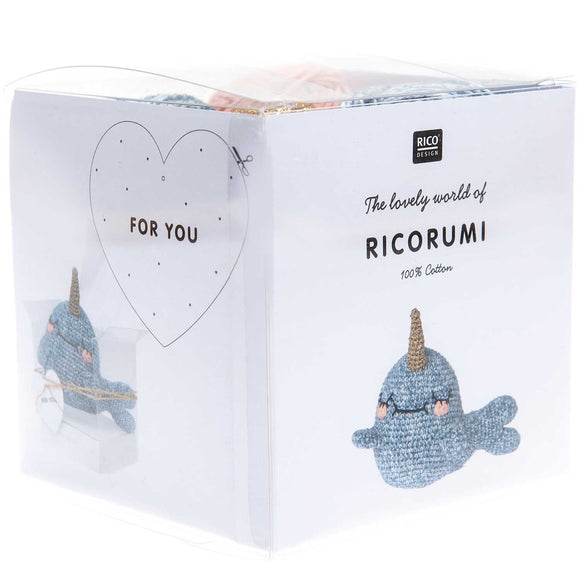 Ricorumi Animals Narwhal Crochet Set Amigurumi