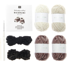 Ricorumi Crochet Set Baby Booties Hedgehogs - 0