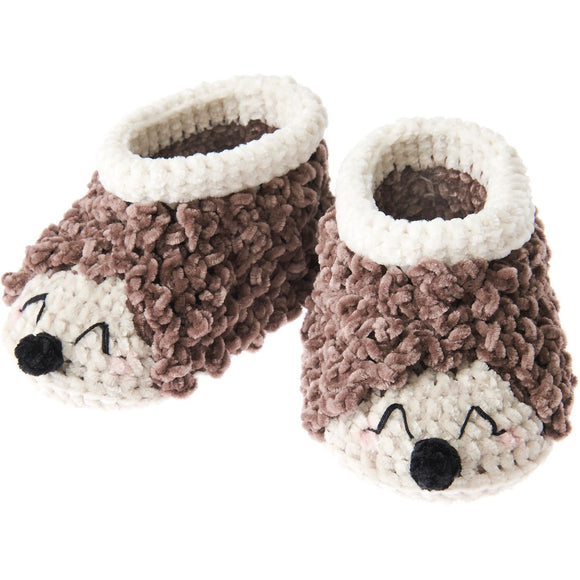 Ricorumi Crochet Set Baby Booties Hedgehogs